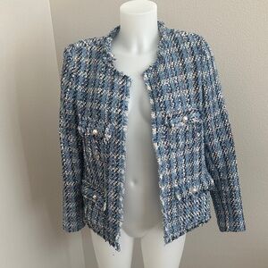 Blue Tweed Women's Jacket